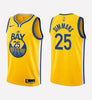 Men's Golden State Warriors #25 Ben Simmons stitched jersey