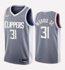 Men's Los Angeles Clippers #31 Marcus Morris stitched jersey