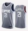 Men's Los Angeles Clippers #21 Patrick Beverley stitched jersey