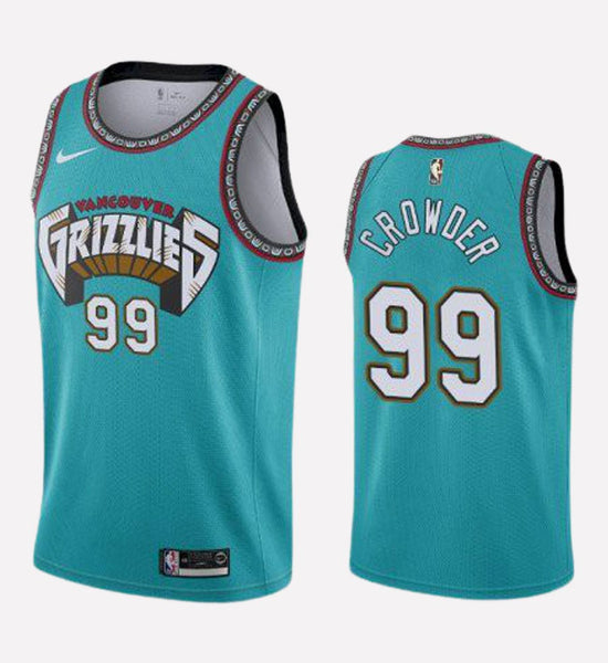 Men's Memphis Grizzlies #99 Jae Crowder stitched jersey