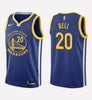 Men's Golden State Warriors20 Jordan Bell stitched jersey