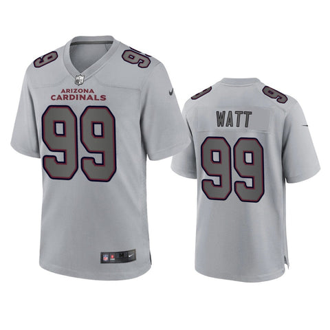 Men's Arizona Cardinals J.J. Watt Gray Atmosphere Fashion Limited Jersey