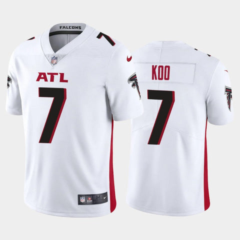 Men's Atlanta Falcons Younghoe Koo White Limited Jersey