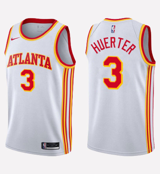 Men's Atlanta Hawks #3 Kevin Huerter stitched jersey