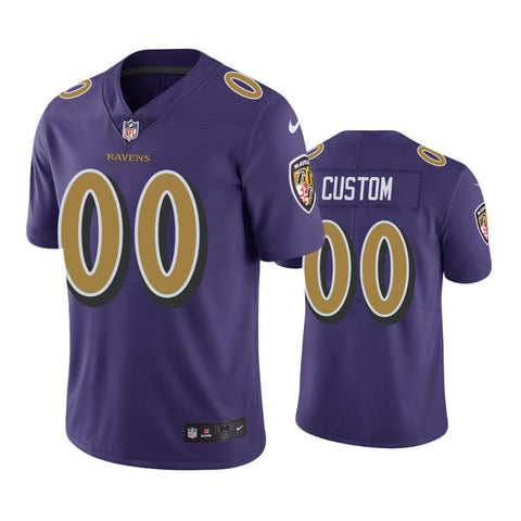 Men's Baltimore Ravens Custom Limited Jersey
