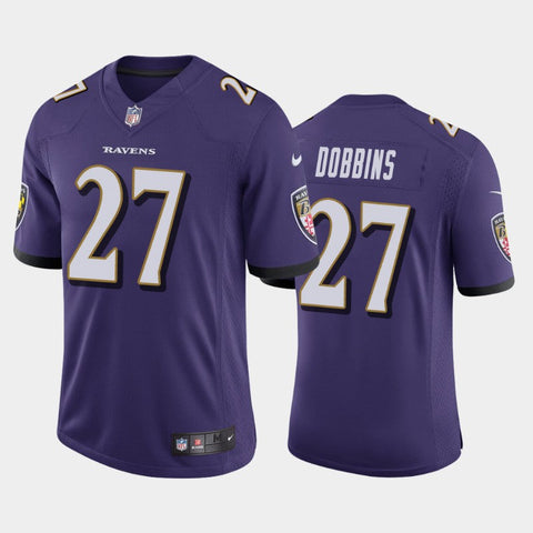 Men's Baltimore Ravens JK Dobbins Purple Limited Jersey