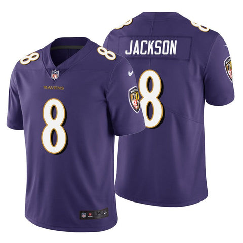 Men's Baltimore Ravens Lamar Jackson Purple Limited Jersey