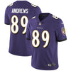 Men's Baltimore Ravens Mark Andrews Purple Limited Jersey