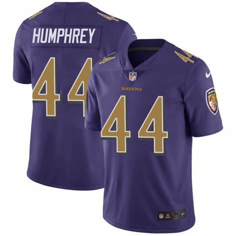 Men's Baltimore Ravens Marlon Humphrey Purple Color Rush Limited Jersey