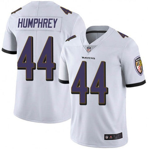 Men's Baltimore Ravens Marlon Humphrey White Limited Jersey