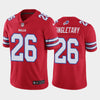 Men's Buffalo Bills Devin Singletary Red Color Rush Limited Jersey
