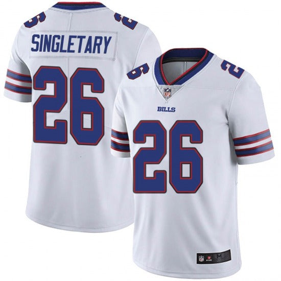 Men's Buffalo Bills Devin Singletary White Limited Jersey