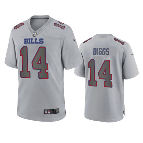 Men's Buffalo Bills Stefon Diggs Gray Atmosphere Fashion Limited Jersey