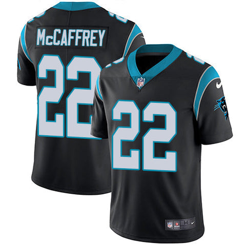 Men's Carolina Panthers Christian McCaffrey Black Limited Jersey