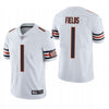 Men's Chicago Bears Justin Fields White Limited Jersey