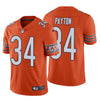 Men's Chicago Bears Walter Payton Orange Limited Jersey