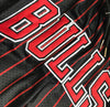 Men's Chicago Bulls Shorts Black Strip Bulls Mens Basketball Shorts Stitched