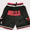 Men's Chicago Bulls Shorts black Bulls Mens Basketball Shorts Stitched
