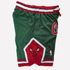 Men's Chicago Bulls Shorts green Bulls Mens Basketball Shorts Stitched