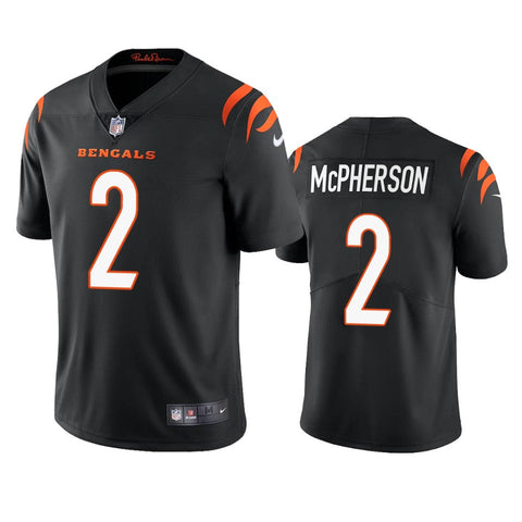 Men's Cincinnati Bengals Evan McPherson Black Limited Jersey