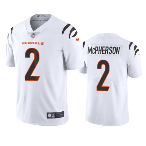 Men's Cincinnati Bengals Evan McPherson White Limited Jersey