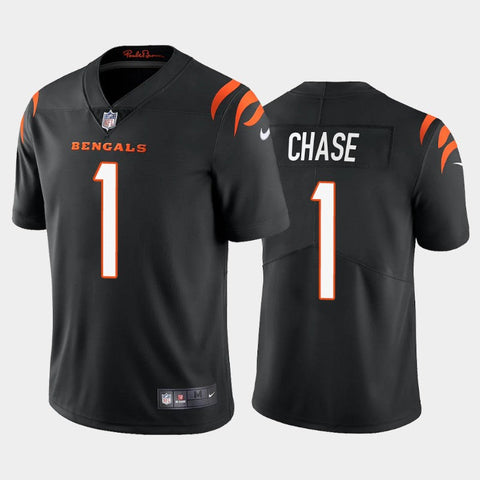 Men's Cincinnati Bengals Ja'Marr Chase 2021 Black Limited Jersey