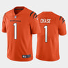 Men's Cincinnati Bengals Ja'Marr Chase 2021 Orange Limited Jersey