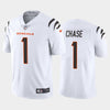 Men's Cincinnati Bengals Ja'Marr Chase 2021 White Limited Jersey