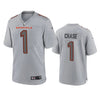 Men's Cincinnati Bengals Ja'Marr Chase Gray Atmosphere Fashion Limited Jersey