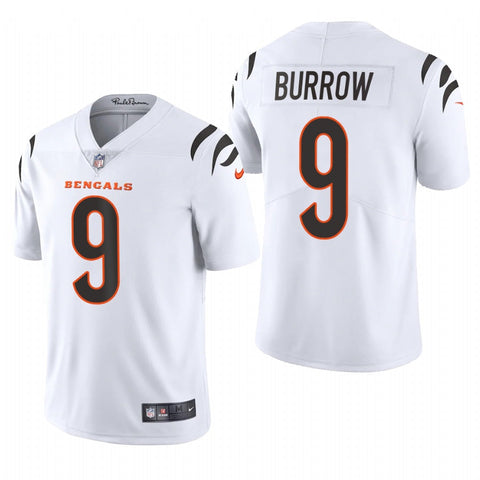 Men's Cincinnati Bengals Joe Burrow 2021 White Limited Jersey