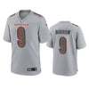 Men's Cincinnati Bengals Joe Burrow Gray Atmosphere Fashion Limited Jersey