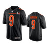 Men's Cincinnati Bengals Joe Burrow Super Bowl LVI Black Fashion Limited Jersey