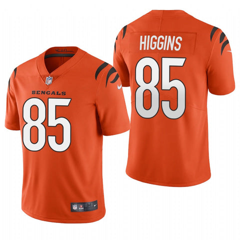 Men's Cincinnati Bengals Tee Higgins 2021 Orange Limited Jersey