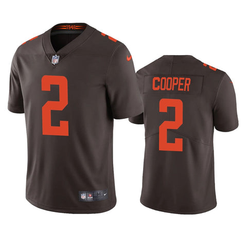 Men's Cleveland Browns Amari Cooper Brown Alternate Limited Jersey