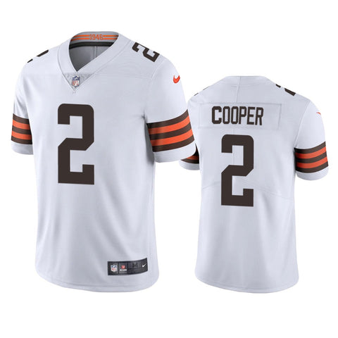 Men's Cleveland Browns Amari Cooper White Limited Jersey