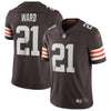 Men's Cleveland Browns Denzel Ward Brown Limited Jersey