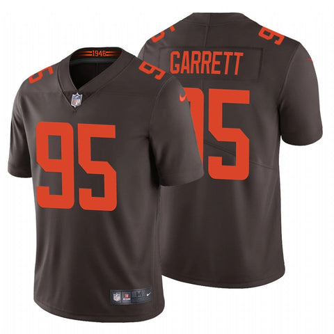 Men's Cleveland Browns Myles Garrett Brown Alternate Limited Jersey