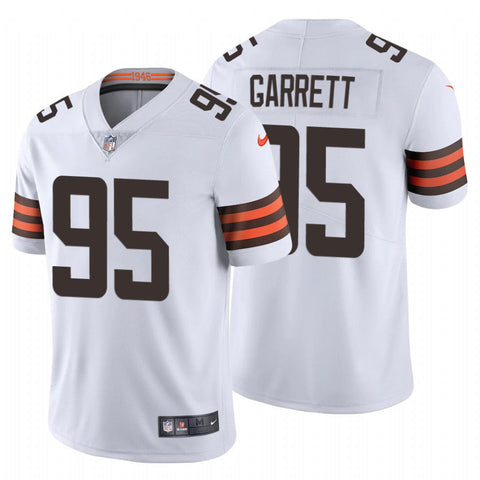 Men's Cleveland Browns Myles Garrett White Limited Jersey