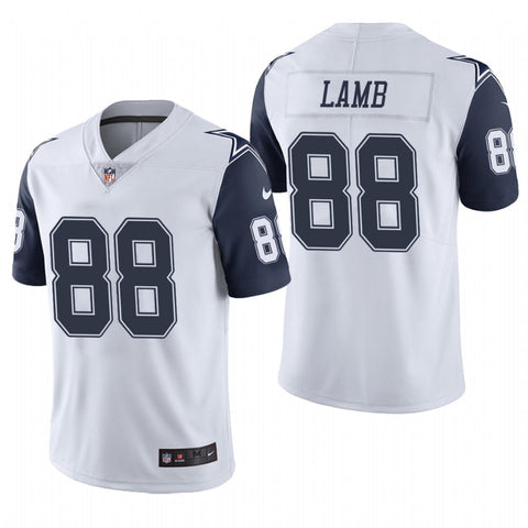 Men's Dallas Cowboys CeeDee Lamb White Color Rush Limited Jersey