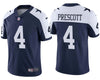 Men's Dallas Cowboys Dak Prescott Navy Alternate Limited Jersey