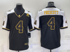 Men's Dallas Cowboys Dak Prescott Black Gold Thanksgiving Limited Jersey