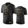 Men's Dallas Cowboys Ezekiel Elliott Black Golden Limited Jersey