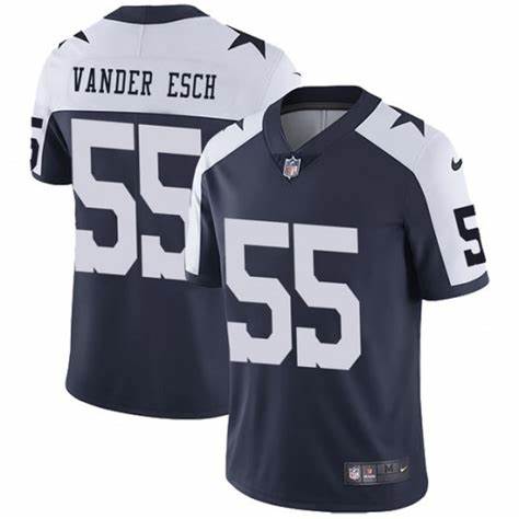 Men's Dallas Cowboys Leighton Vander Esch Navy Alternate Limited Jersey