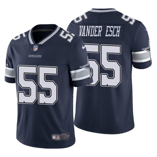 Men's Dallas Cowboys Leighton Vander Esch Navy Limited Jersey