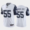 Men's Dallas Cowboys Leighton Vander Esch White Color Rush Limited Jersey