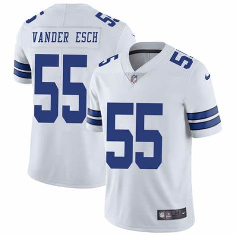 Men's Dallas Cowboys Leighton Vander Esch White Limited Jersey