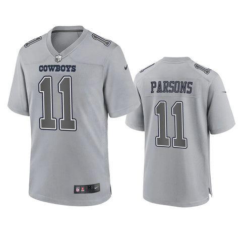 Men's Dallas Cowboys Micah Parsons Gray Atmosphere Fashion Limited Jersey