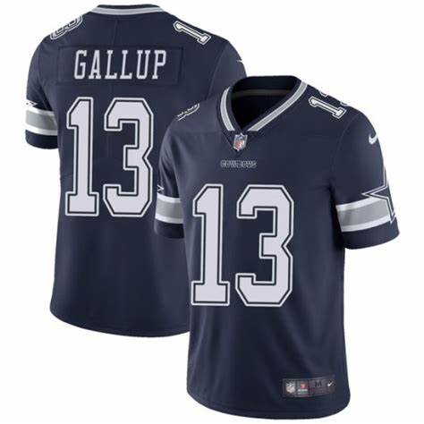 Men's Dallas Cowboys Michael Gallup Navy Limited Jersey