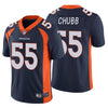 Men's Denver Broncos Bradley Chubb Navy Limited Jersey