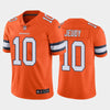 Men's Denver Broncos Jerry Jeudy Orange Color Rush Limited Jersey